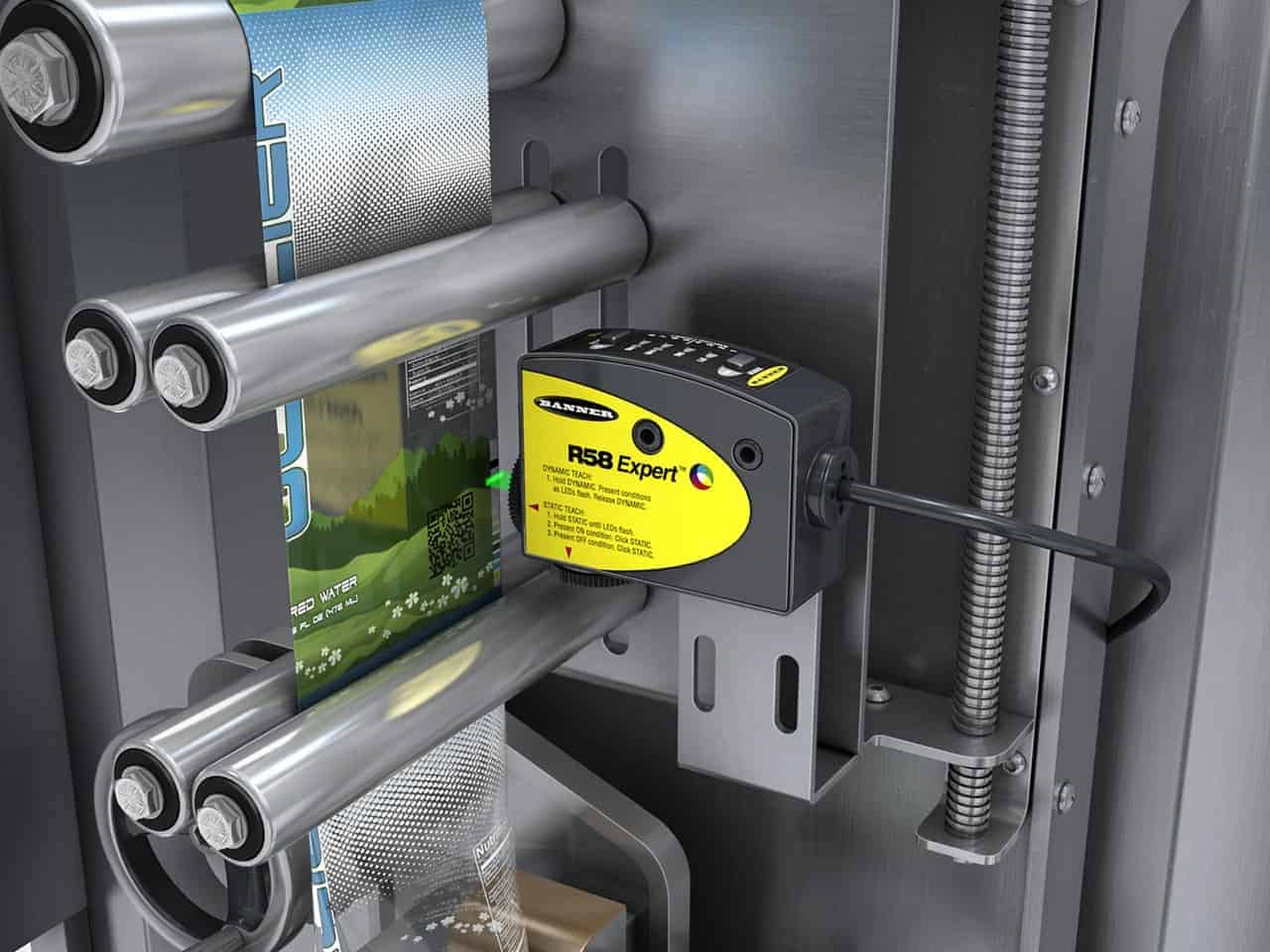 Sensor de detecção de marcas no etiquetador etiqueas, indústria bebidas, sensor de detecção, impressão, máquinas, rótulos.
