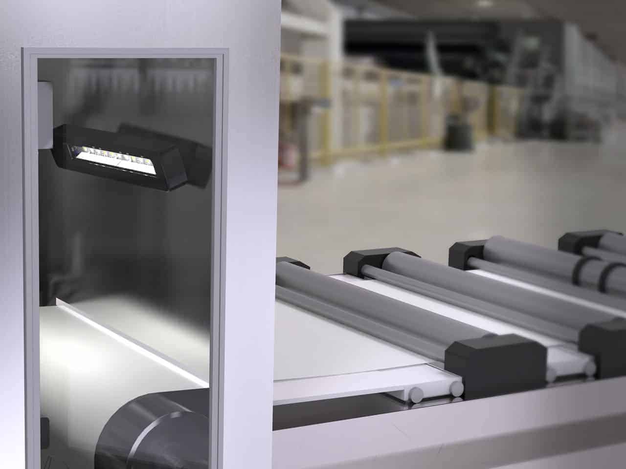 WLH60 iluminacao em alta- emperatura Iluminação em áreas de alta temperatura em uma fábrica de papel